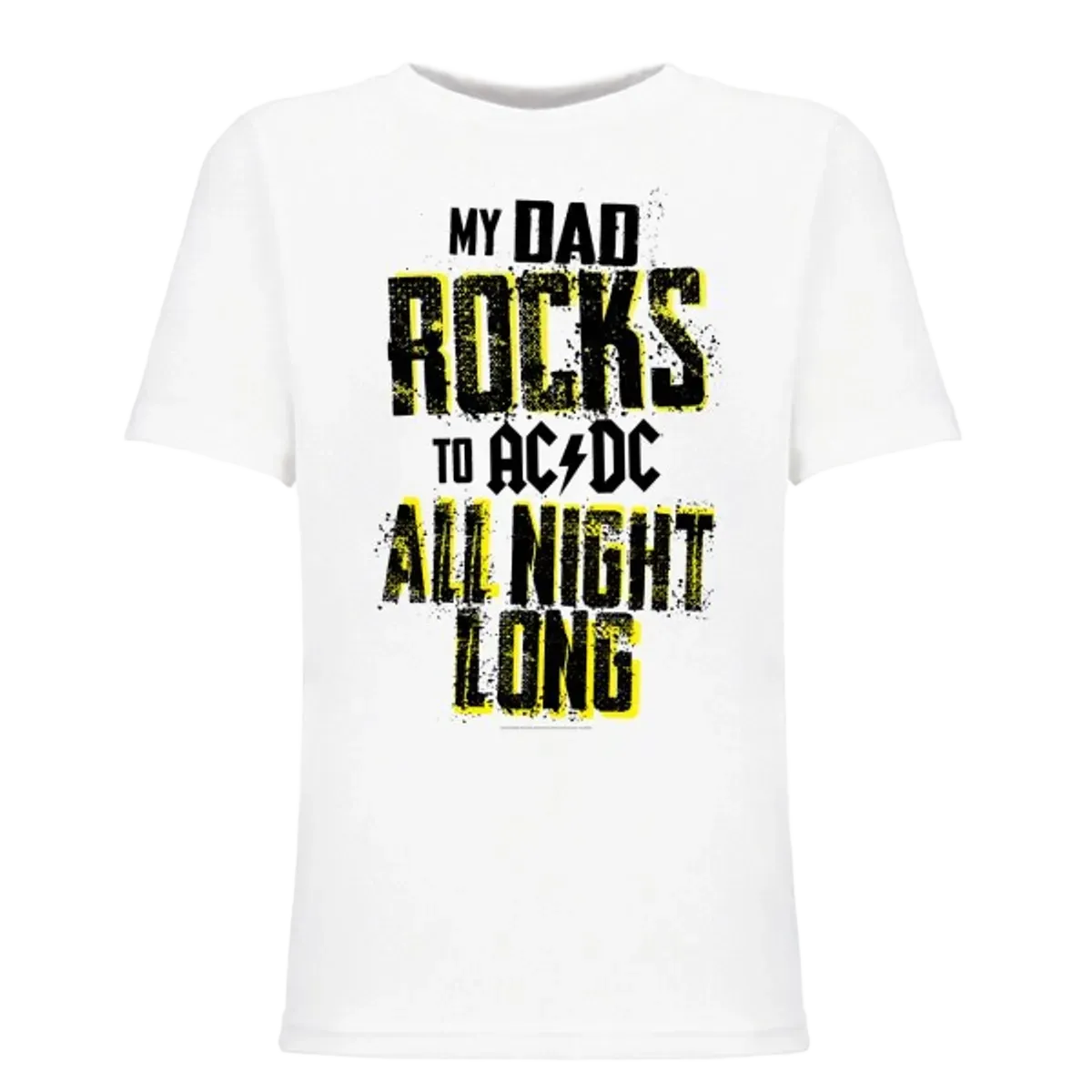 AC/DC Dad Rocks All Night Long Youth T-Shirt