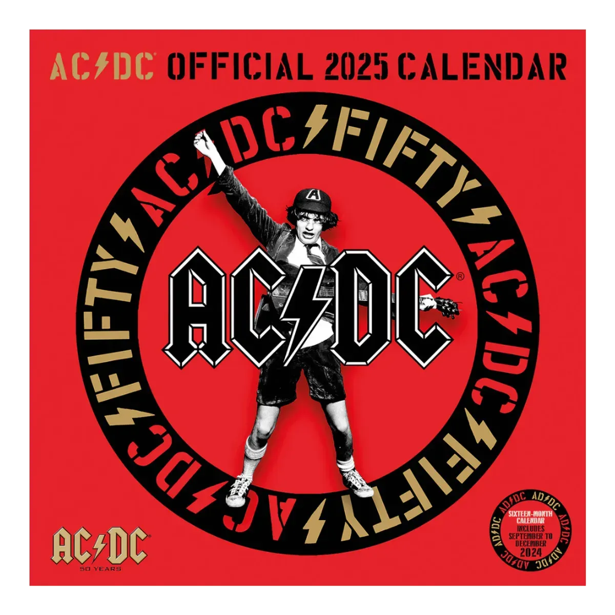 AC/DC FIFTY 2025 Calendar