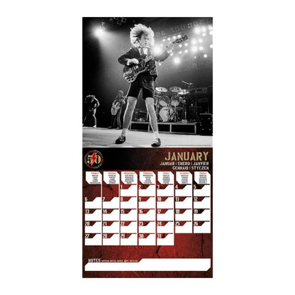 AC/DC FIFTY 2025 Calendar