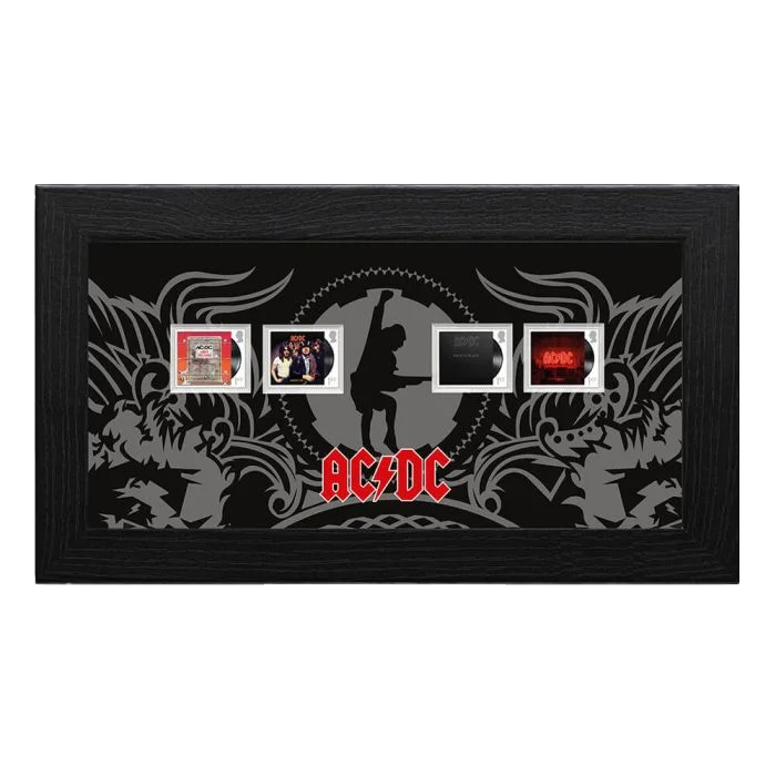 AC/DC Framed Album Stamps