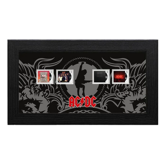 AC/DC Framed Album Stamps