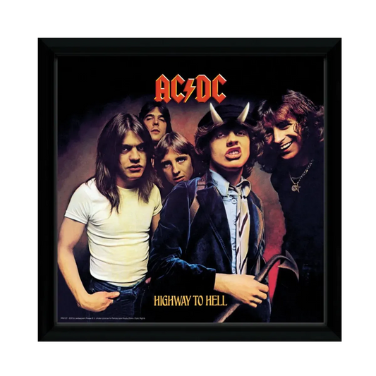 AC/DC Let There Be Rock 30 x 30cm Framed Collector Print