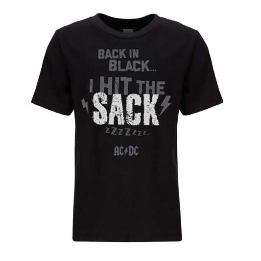 AC/DC Hit The Sack Black Youth T-Shirt