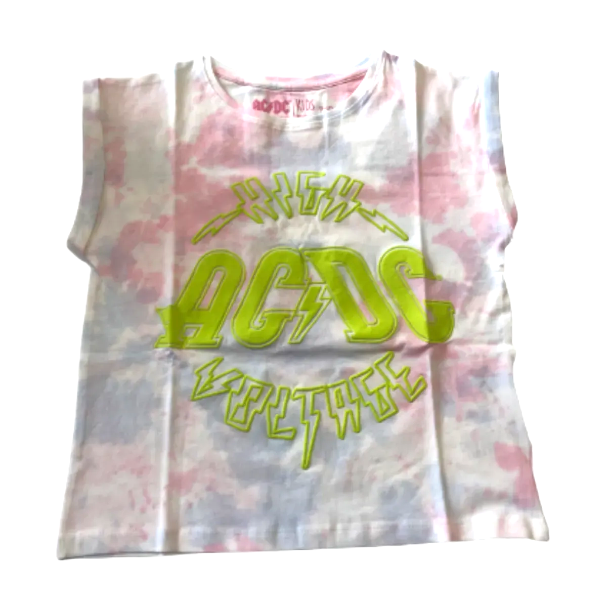 AC/DC Kids Lime Green Logo High Voltage