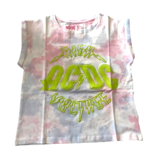 AC/DC Kids Lime Green Logo High Voltage