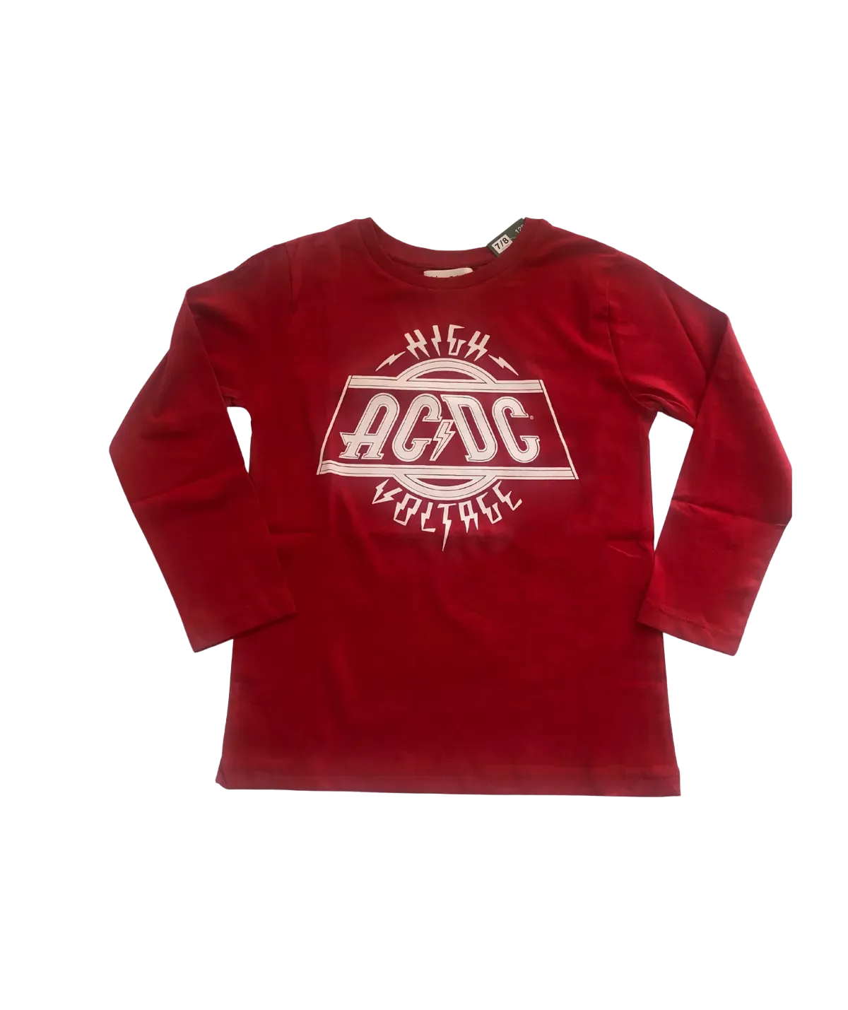 AC/DC Kids Leopard Logo Print T-Shirt