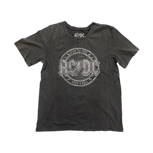 AC/DC Ladies Washed Look High Voltage T-Shirt