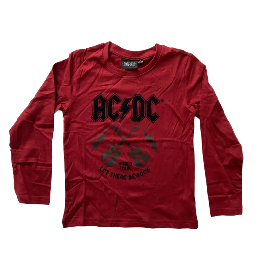 AC/DC Let There Be Rock Red Kids Longsleeve