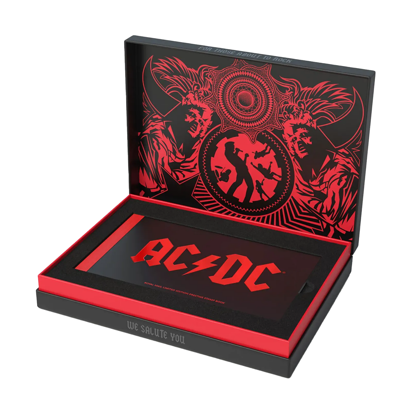 AC/DC Limited Edition Prestige Stamp Book from Royal Mail