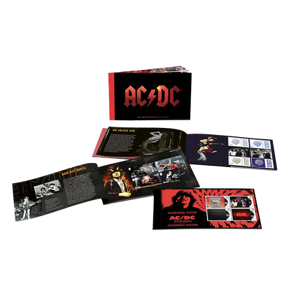 AC/DC Limited Edition Prestige Stamp Book from Royal Mail