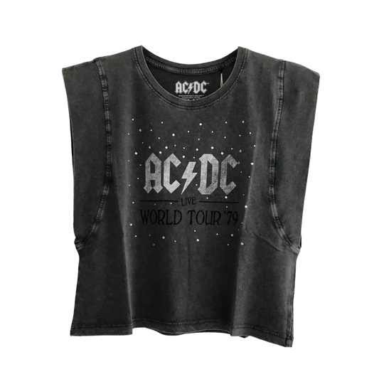 AC/DC Live World Tour '79 Grey Vest