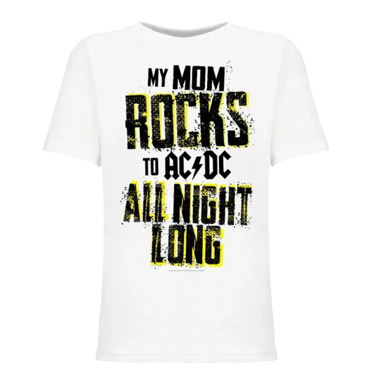 AC/DC Mom Rocks All Night Long Youth T-Shirt