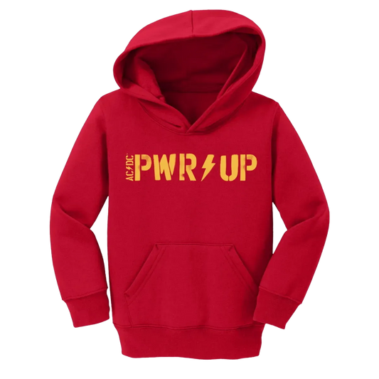 AC/DC POWER UP - Logo Youth Red Hoodie