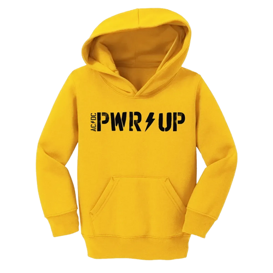 AC/DC POWER UP - Logo Youth Yellow Hoodie