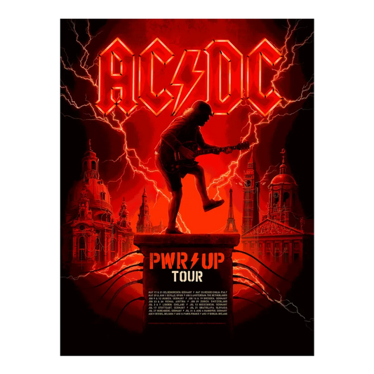 AC/DC PWR UP Tour 2024 Poster
