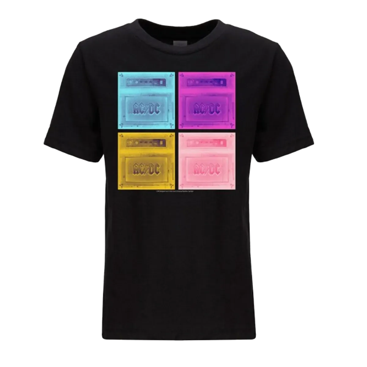 AC/DC Quad Amps Design Youth T-Shirt