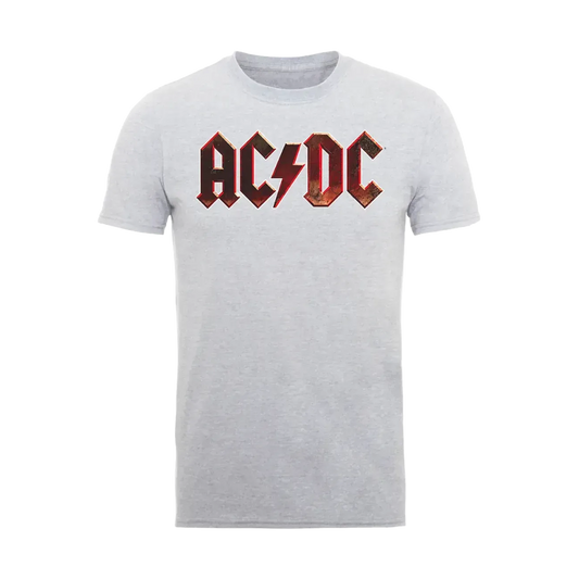 AC/DC Raw Distressed Logo T Shirt