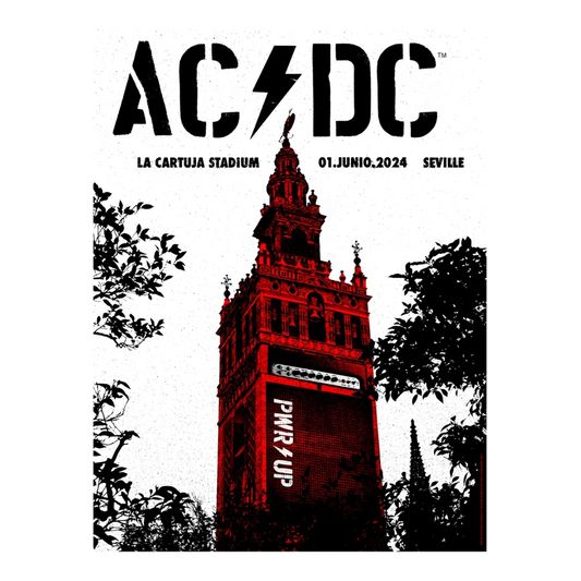 AC/DC Seville Tour 2024 Poster