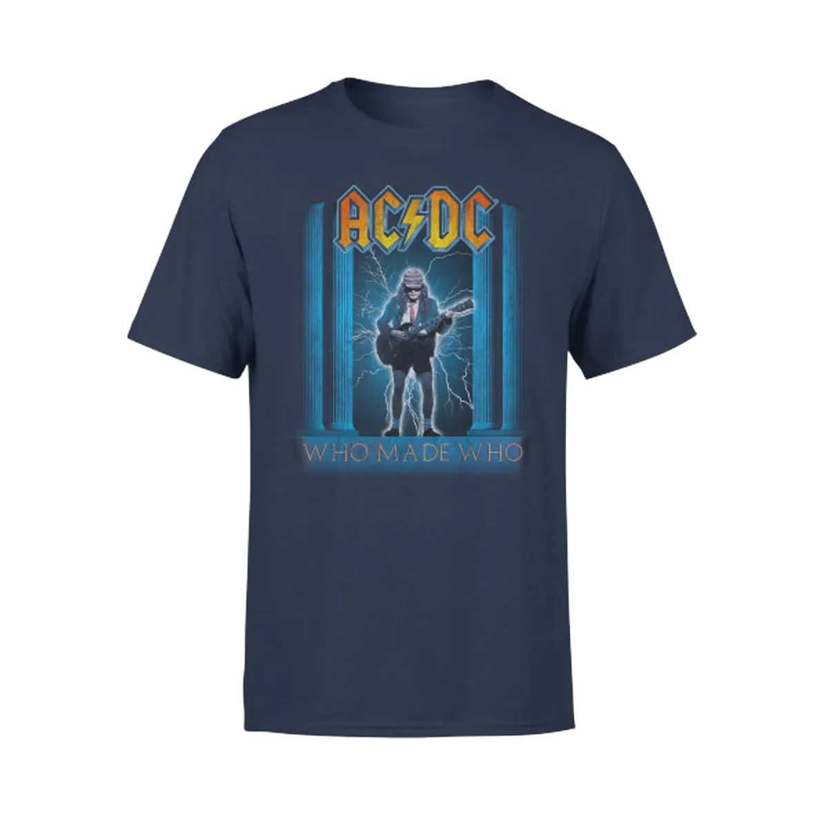 AC/DC Who Made Who Navy Tee