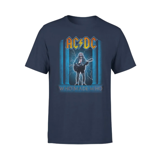 AC/DC Who Made Who Navy Tee