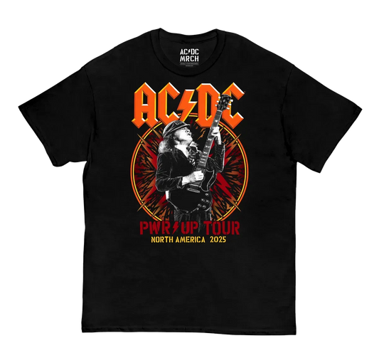 Angus Bolts PWR UP US Tour T-Shirt