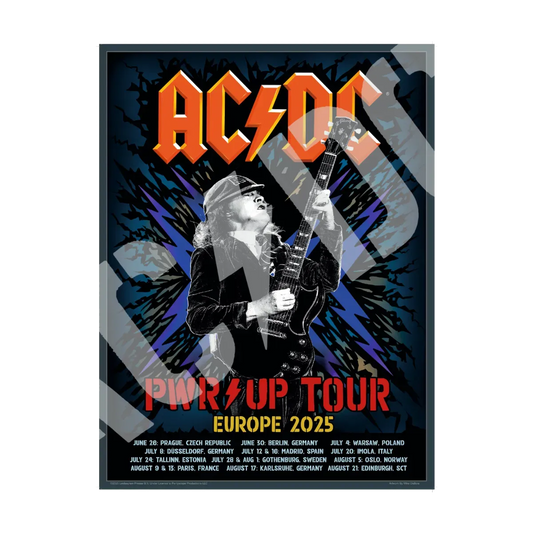 Angus PWR UP EU Tour Poster