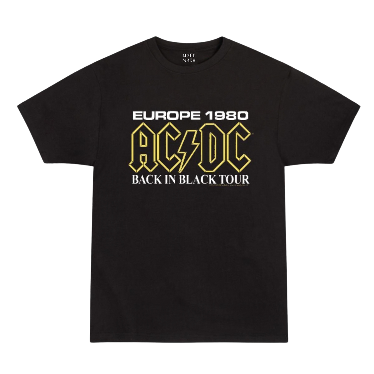 Back in Black Europe 1980 Tour T-Shirt