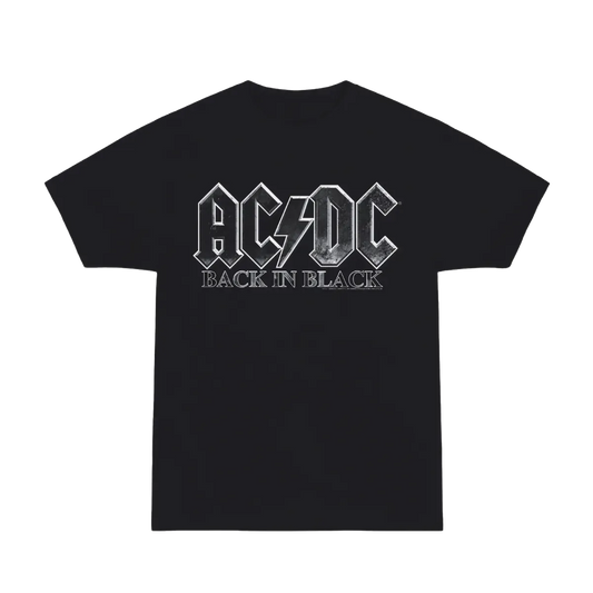 Back in Black Logo Black T-Shirt