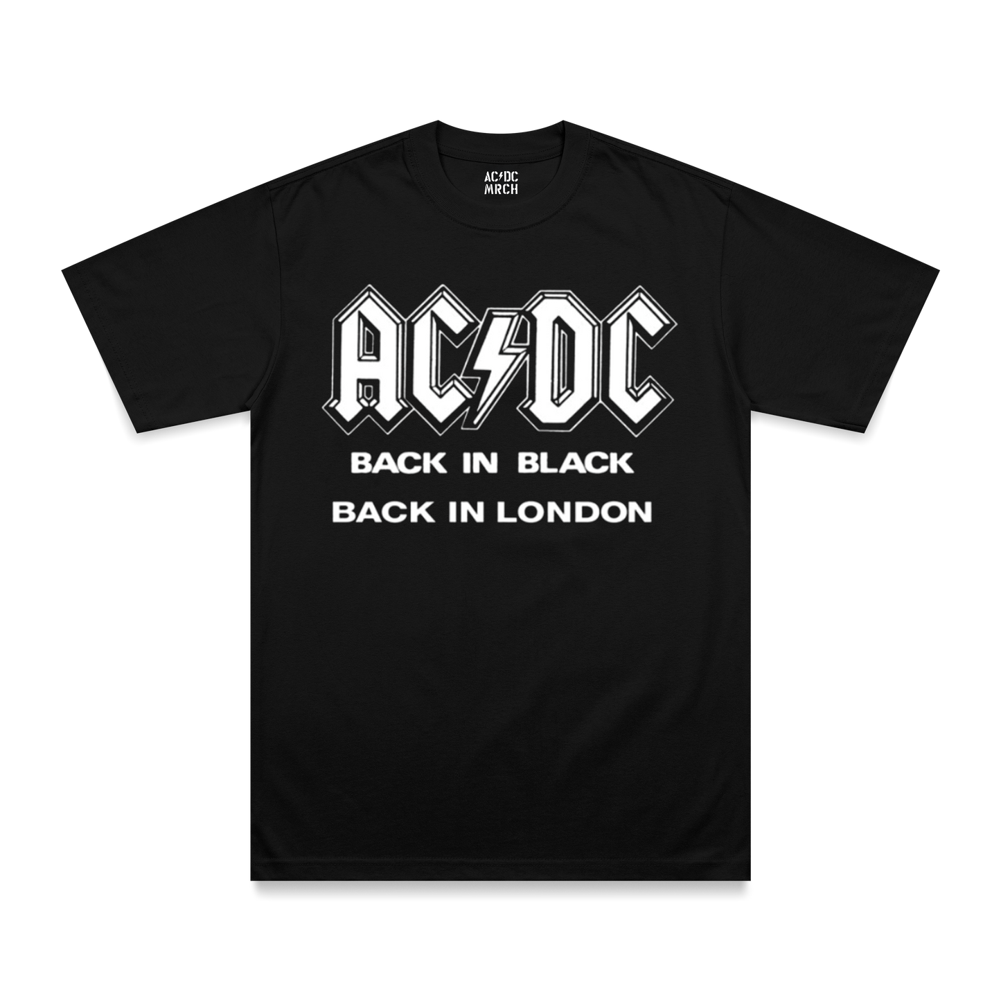 Back in Black London Black T-Shirt