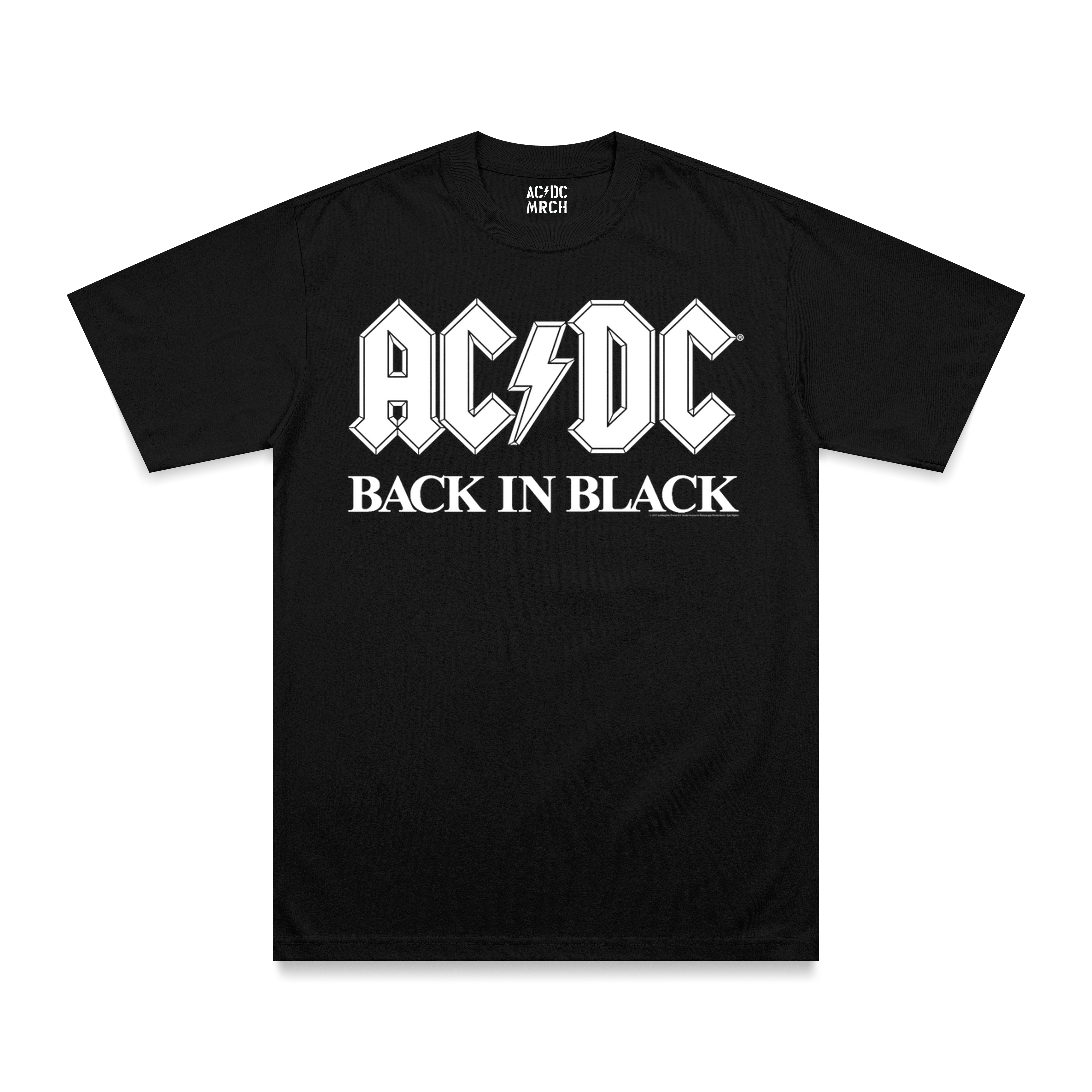 Back in Black Black T-Shirt – AC/DC