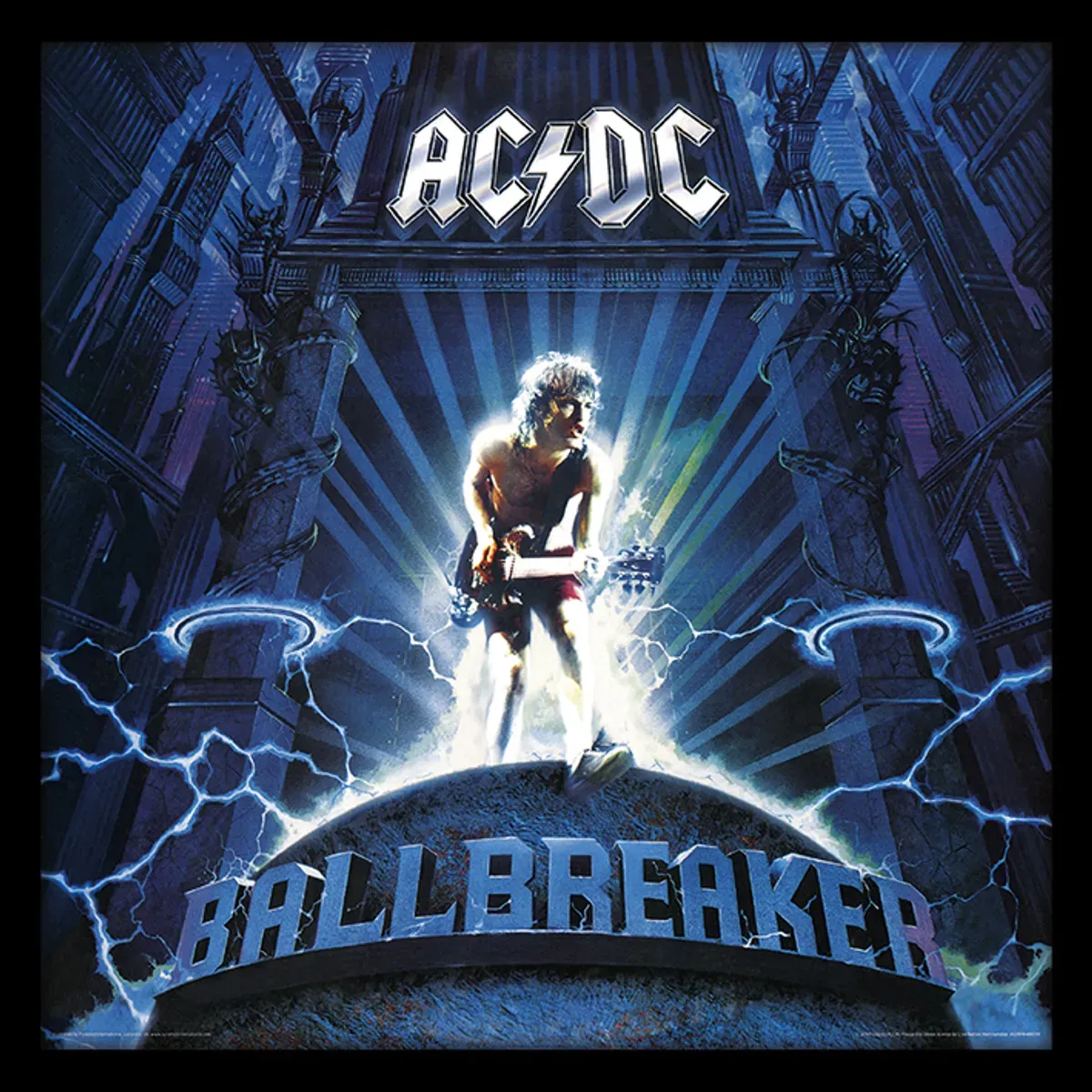 Ballbreaker 12" Album Cover Framed Print