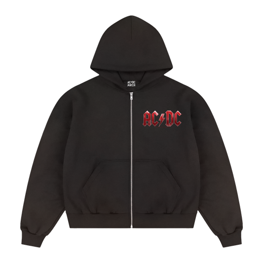 Black Ice Zip Up Hoodie