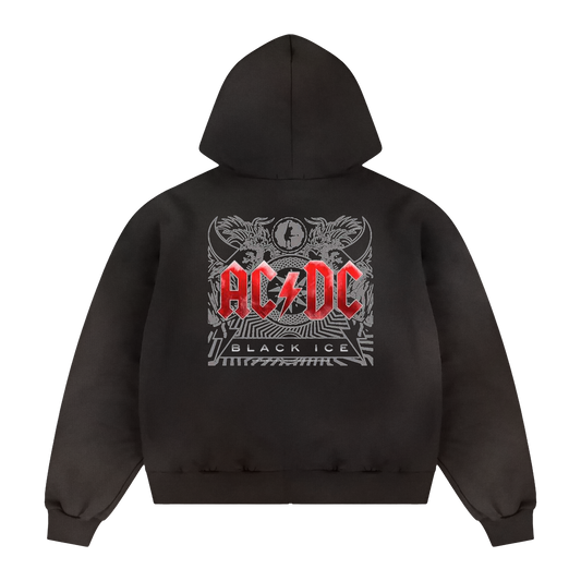 Black Ice Zip Up Hoodie
