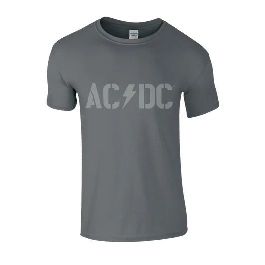 AC/DC Logo 2024 Charcoal Tour T-shirt