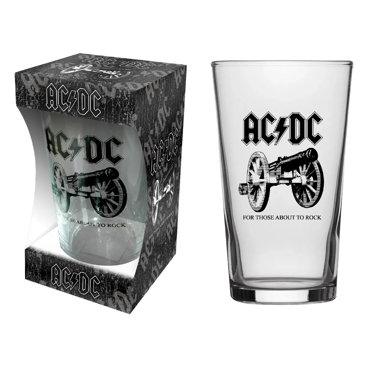 For Those About To Rock Beer Glass