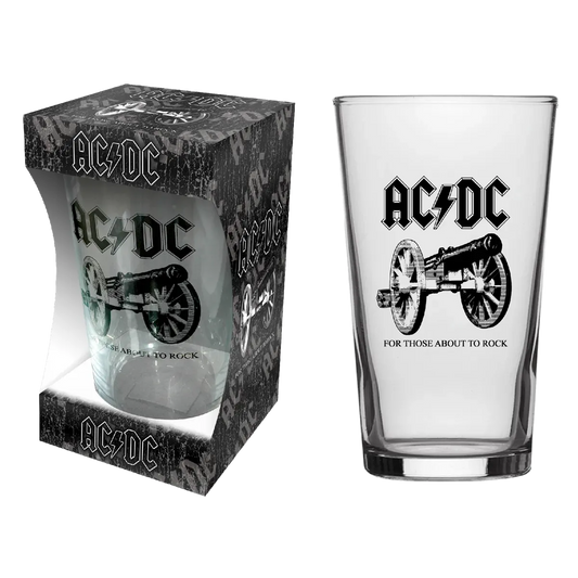 For Those About To Rock Beer Glass