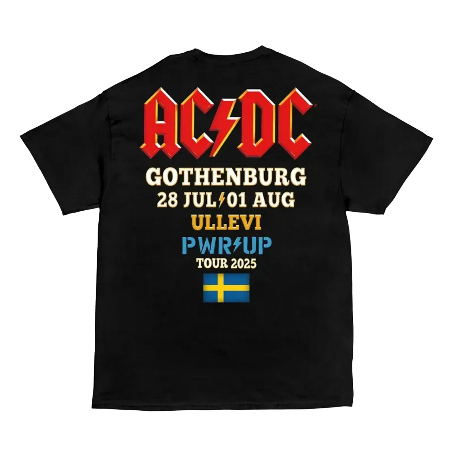 Gothenburg PWR UP Event Tour T-Shirt