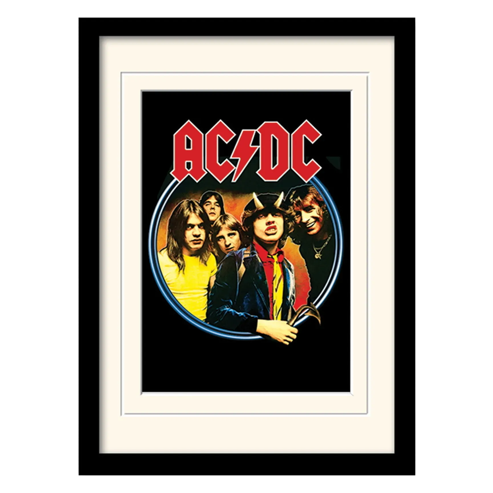 Group Framed 30 x 40cm Print – AC/DC