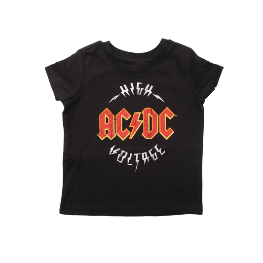 High Voltage Black Baby Tee