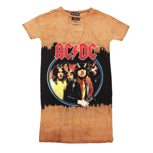 Highway To Hell Distressed Ladies T-Shirt Dress