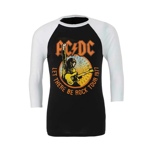 Let There Be Rock Baseball Shirt