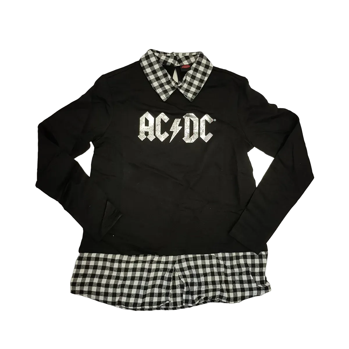 Logo Ladies Mock Shirt Long Sleeve Jumper