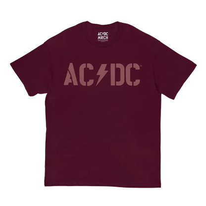 Maroon Logo PWR UP Tour T-Shirt