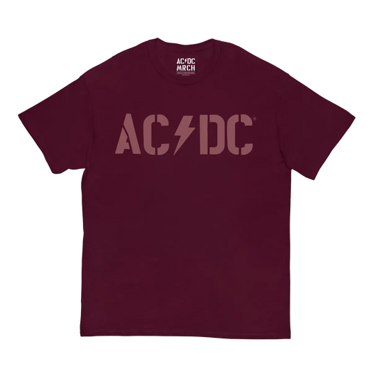 Maroon Logo PWR UP Tour T-Shirt