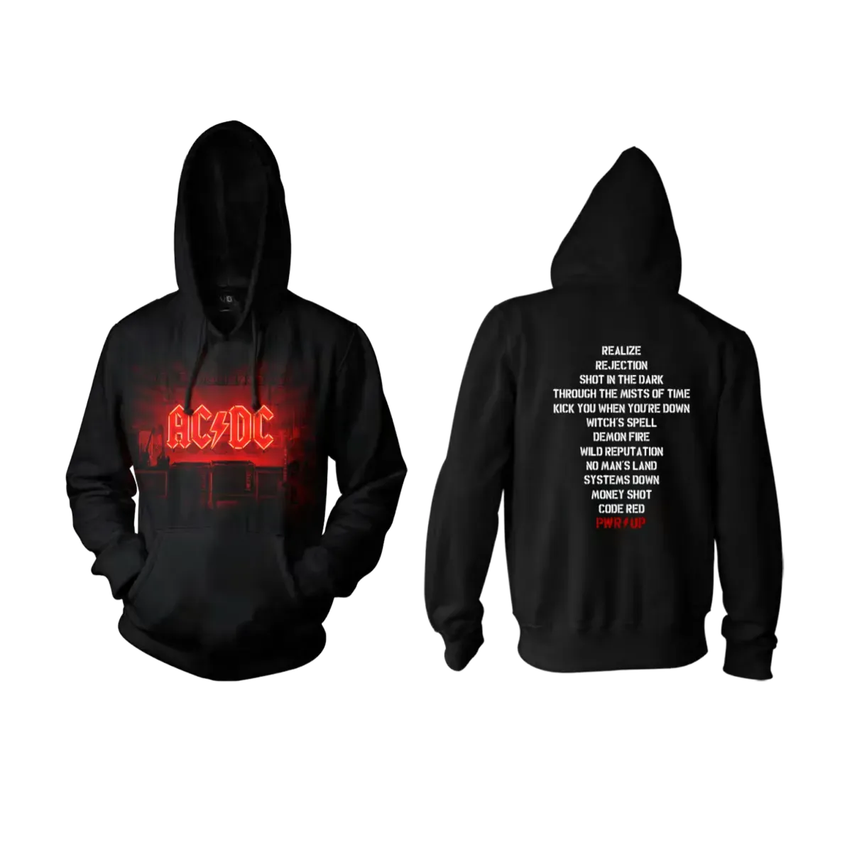 POWER UP Album Cover Hoodie