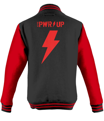 PWR UP Sweatshirt Varsity Jacket
