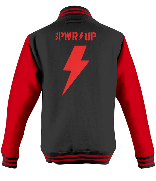 PWR UP Sweatshirt Varsity Jacket