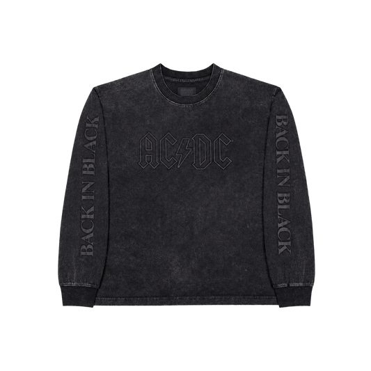 Back in Black Anniversary Puff Print Longsleeve*