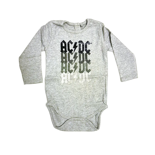 Repeat Logo Baby grow