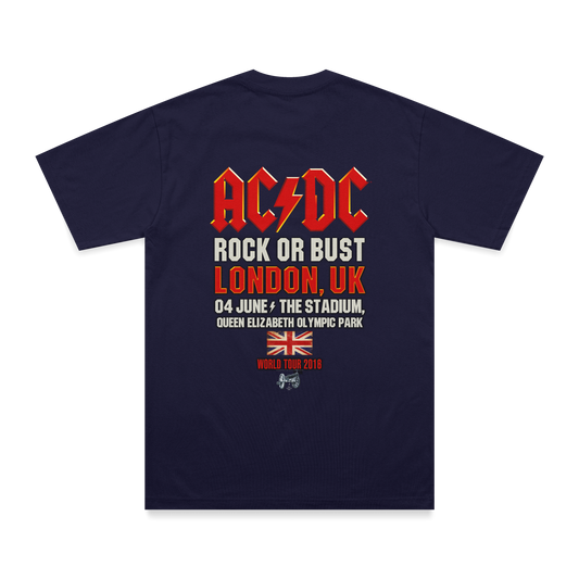 Rock Or Bust London T-shirt